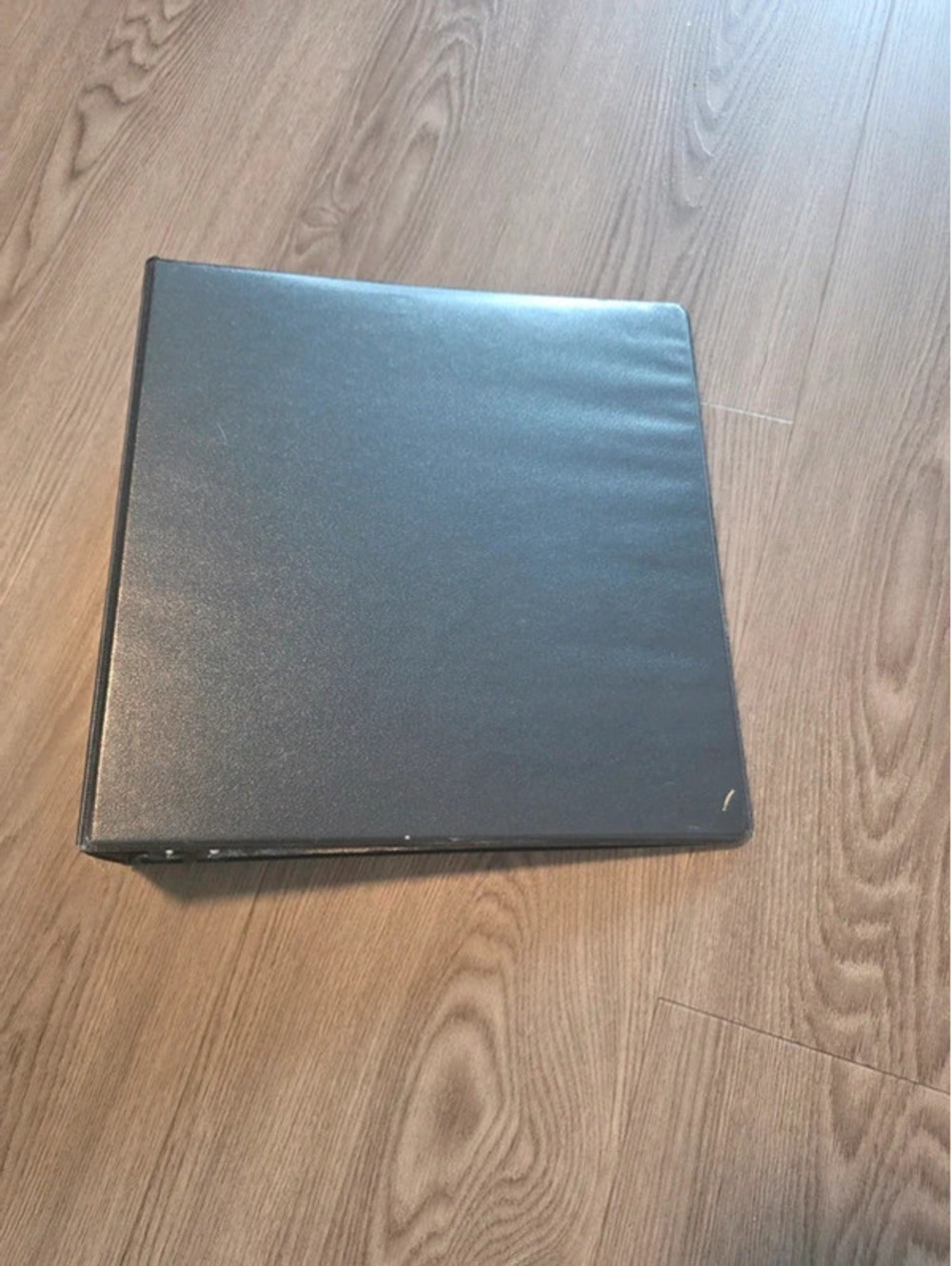 Staples Black 3-Ring Binder with Durable Cover